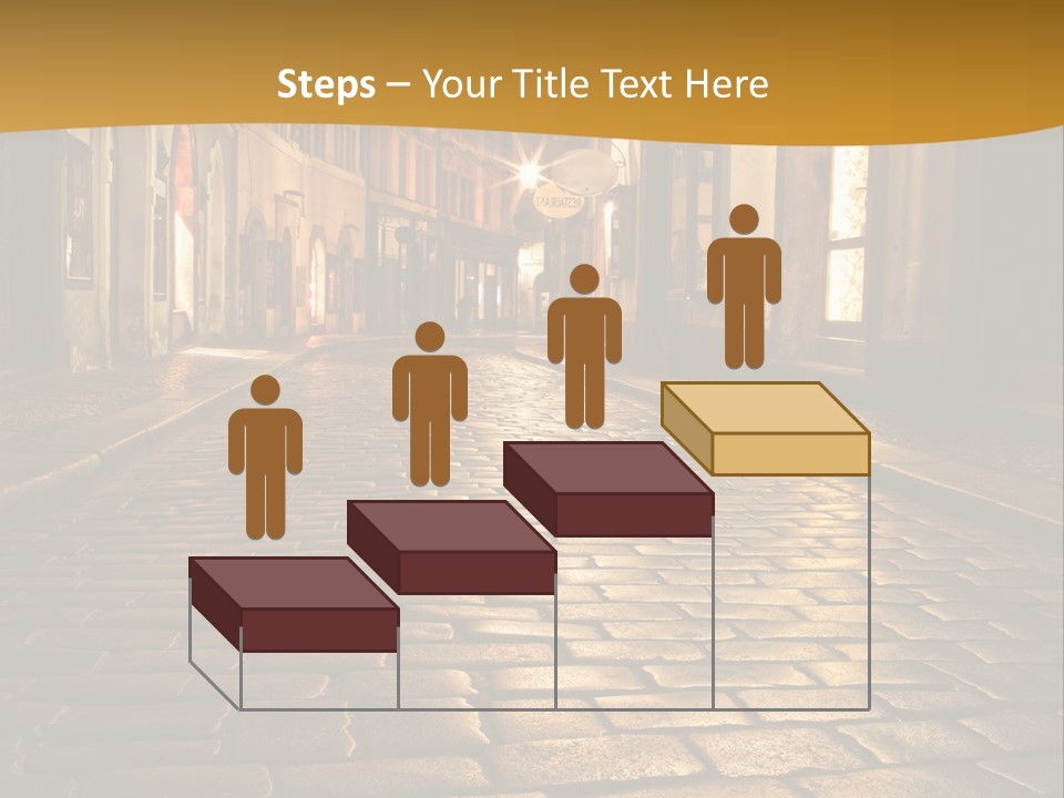 Toned Lighting Wall PowerPoint Template