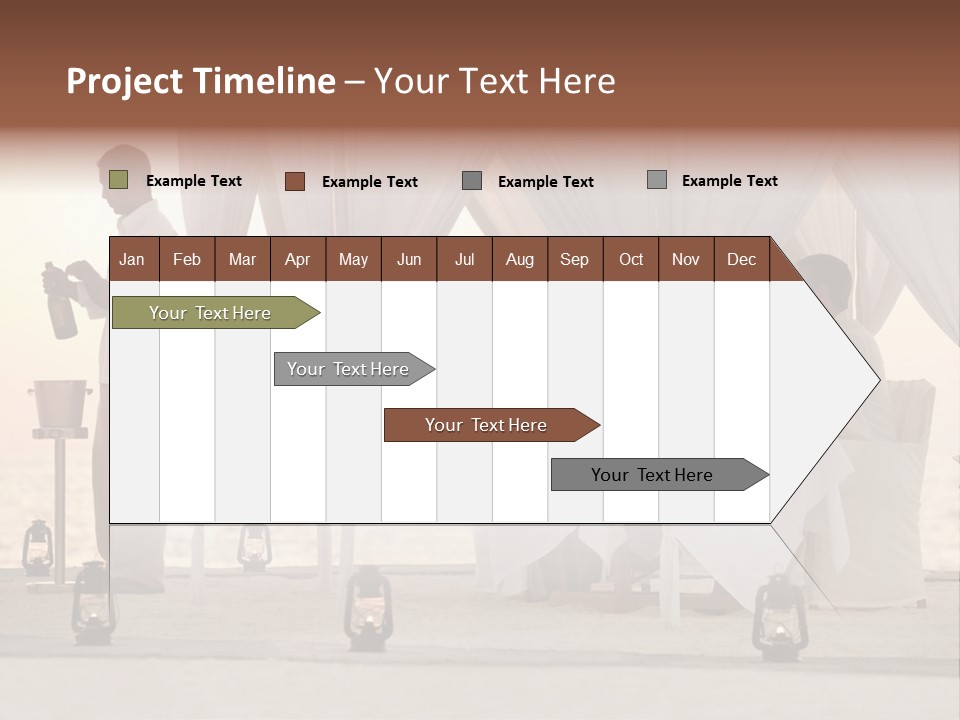 Exercise Expressing Karate PowerPoint Template