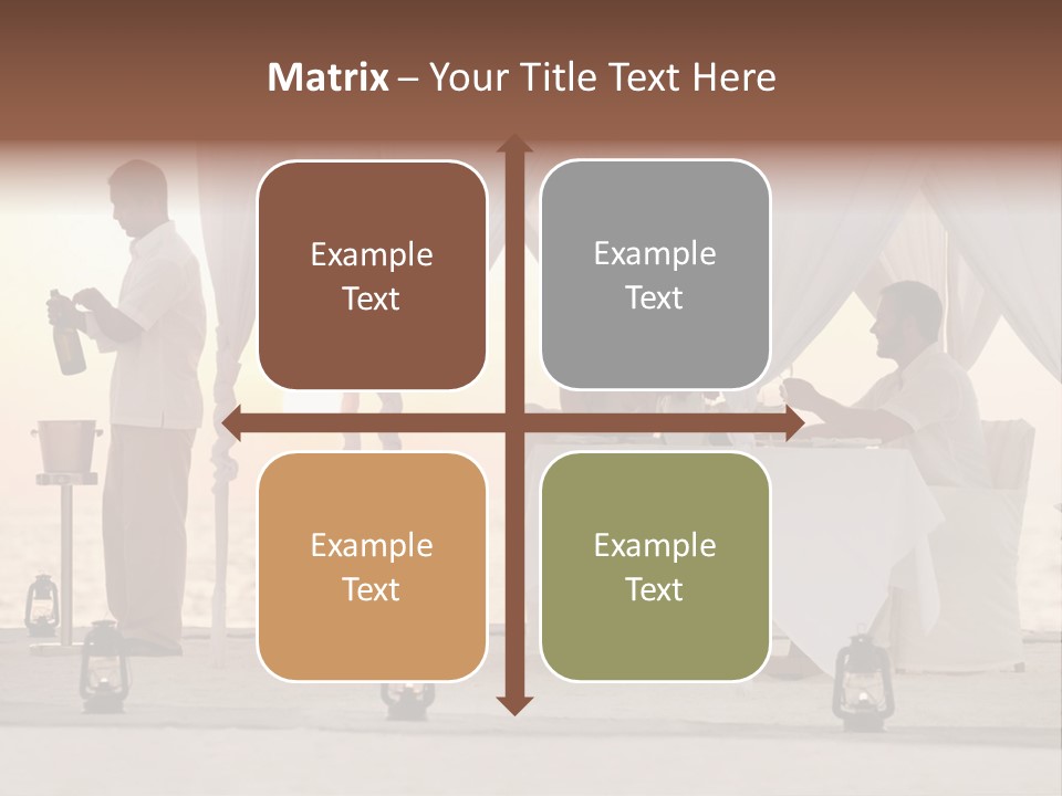 Safe Shutter Surface PowerPoint Template