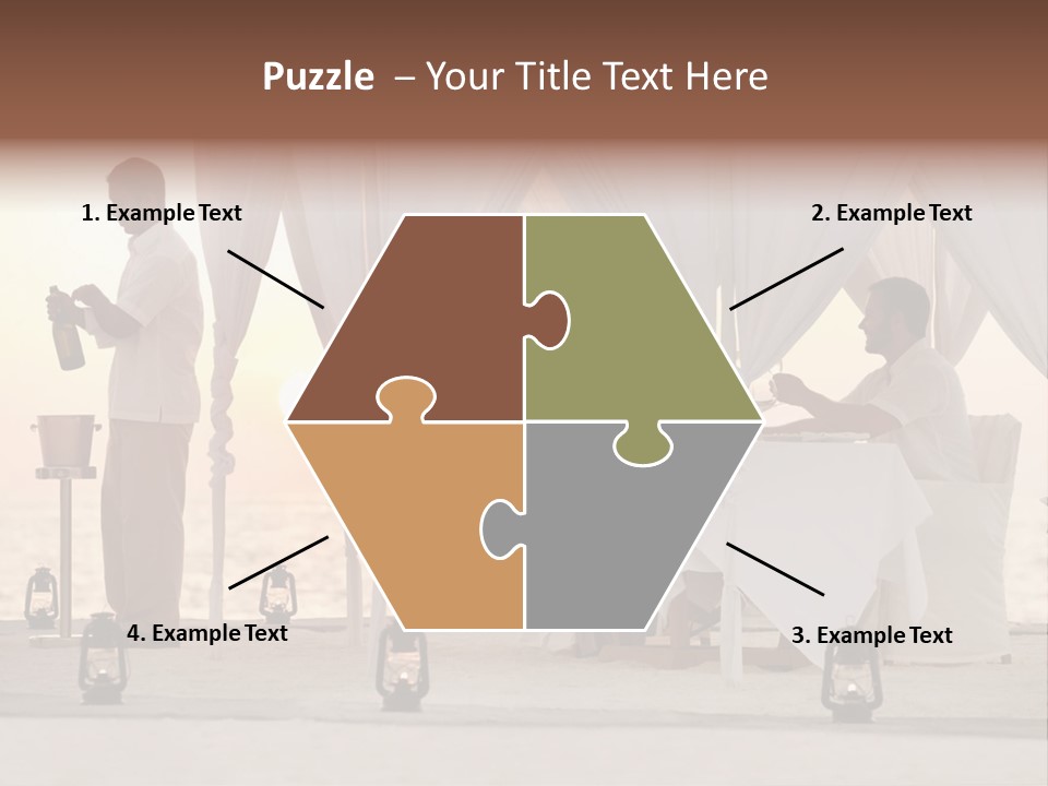 Safe Shutter Surface PowerPoint Template