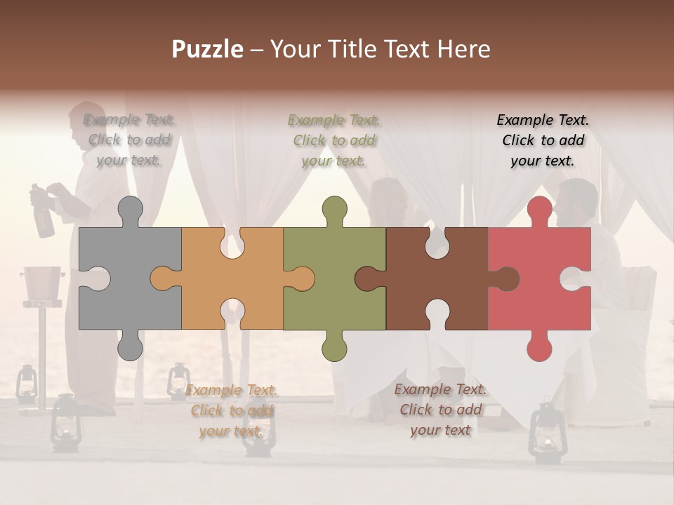 Safe Shutter Surface PowerPoint Template