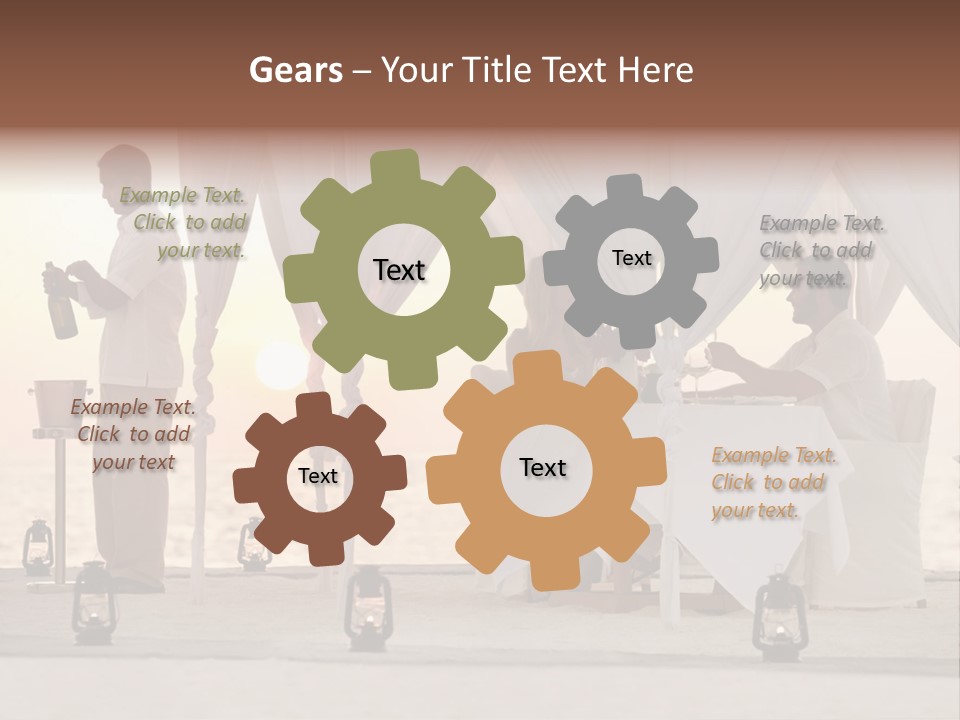 Safe Shutter Surface PowerPoint Template