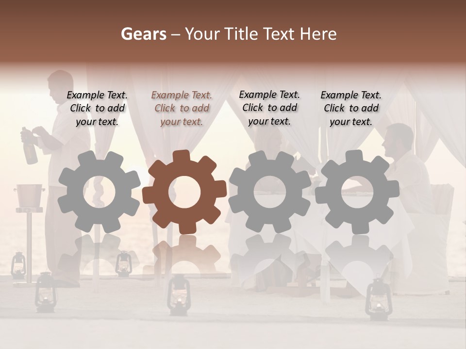 Safe Shutter Surface PowerPoint Template