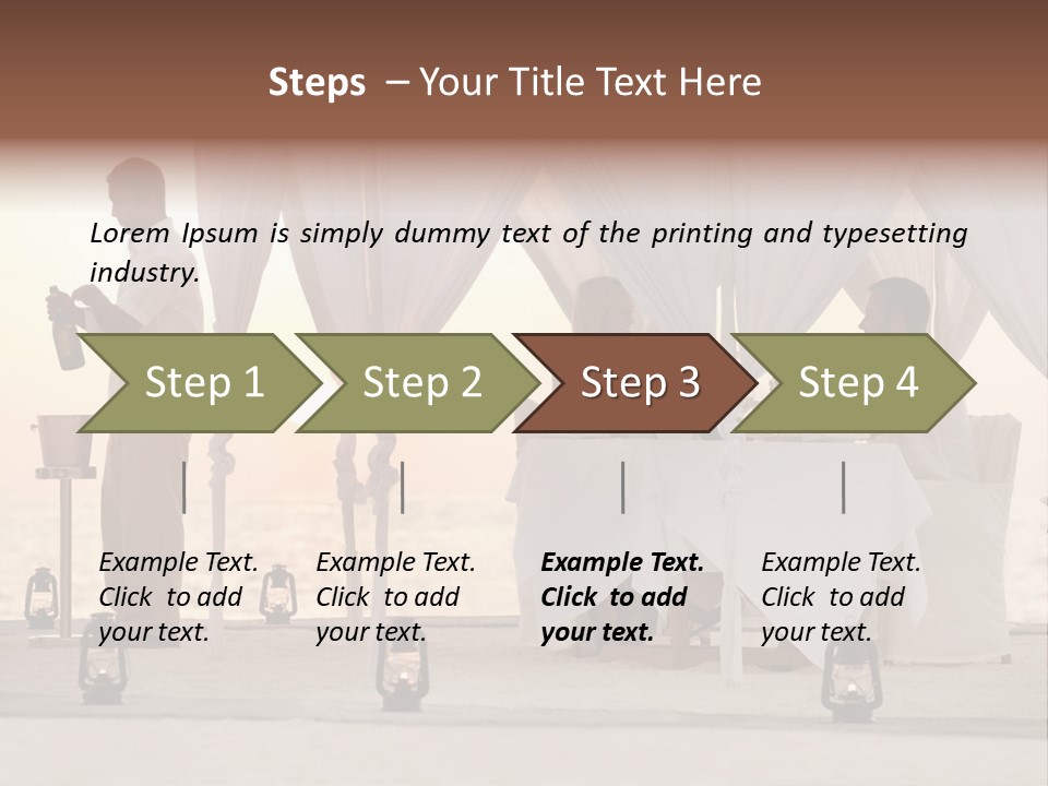 Safe Shutter Surface PowerPoint Template