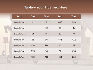 Safe Shutter Surface PowerPoint Template