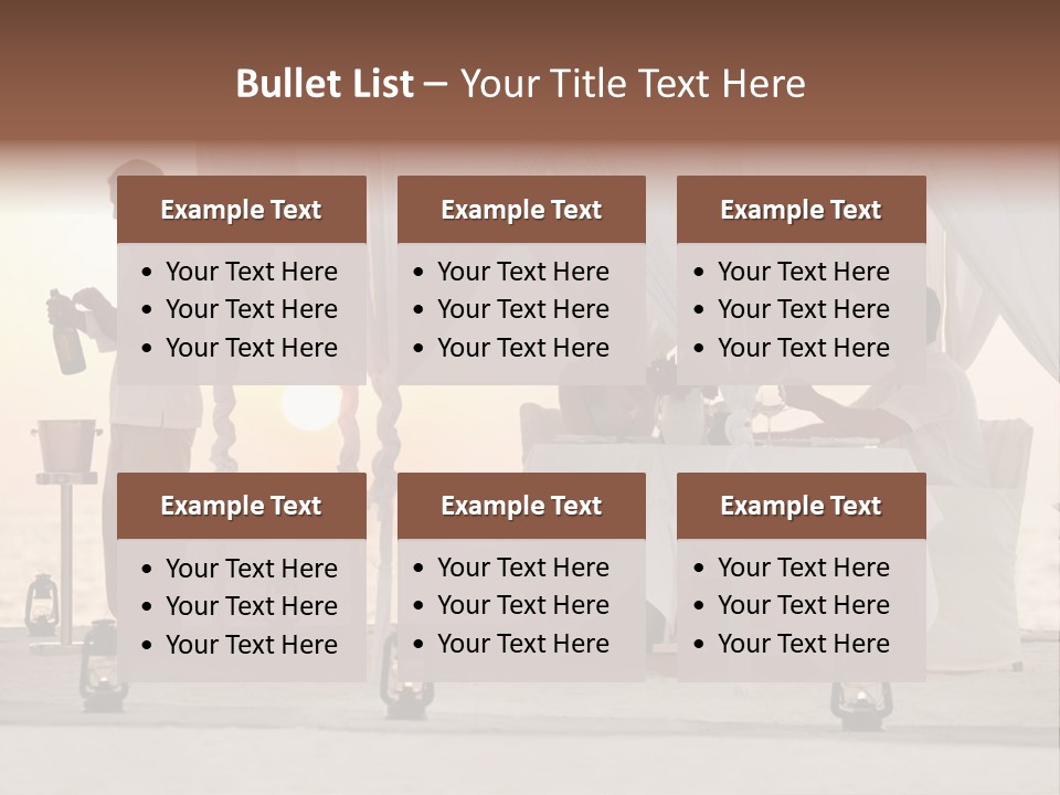 Safe Shutter Surface PowerPoint Template