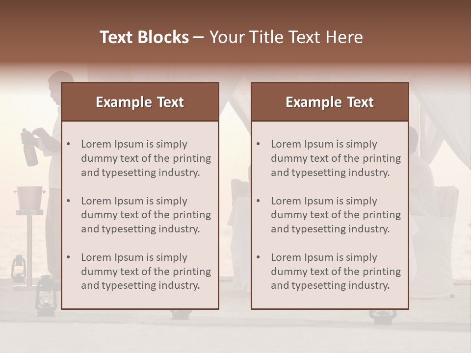 Safe Shutter Surface PowerPoint Template