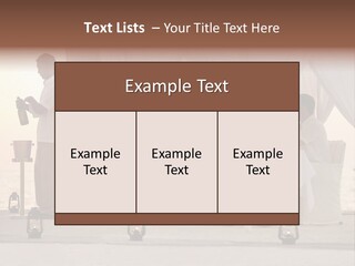 Safe Shutter Surface PowerPoint Template