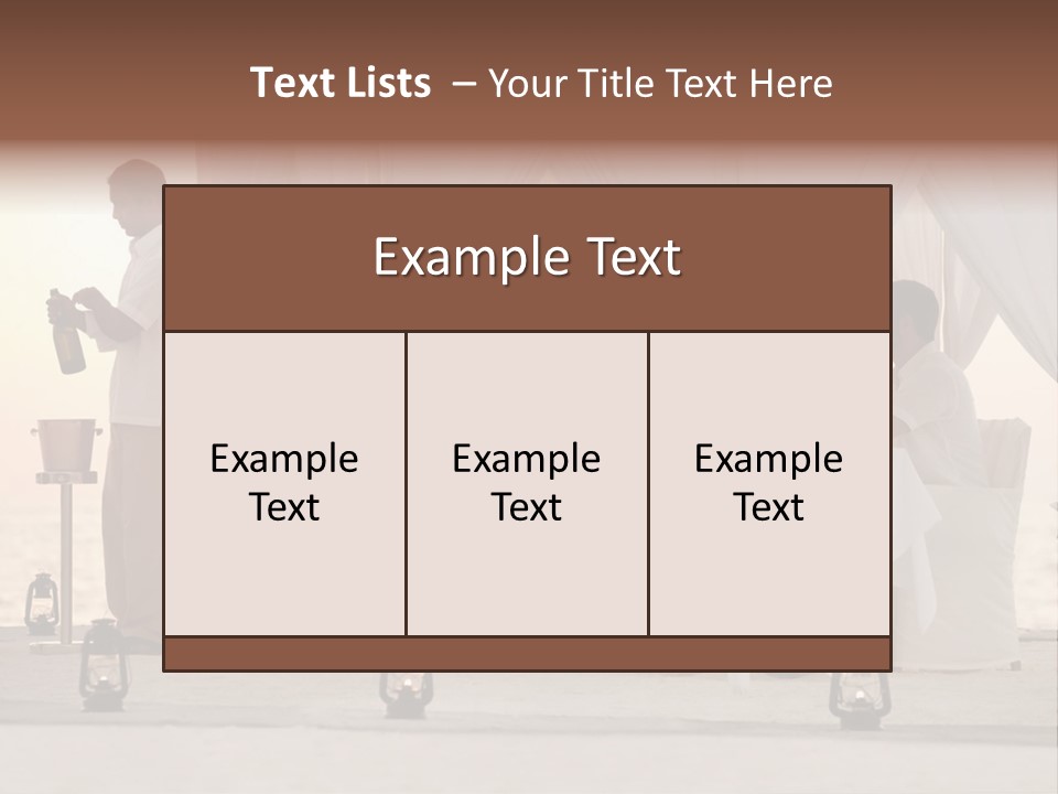 Safe Shutter Surface PowerPoint Template