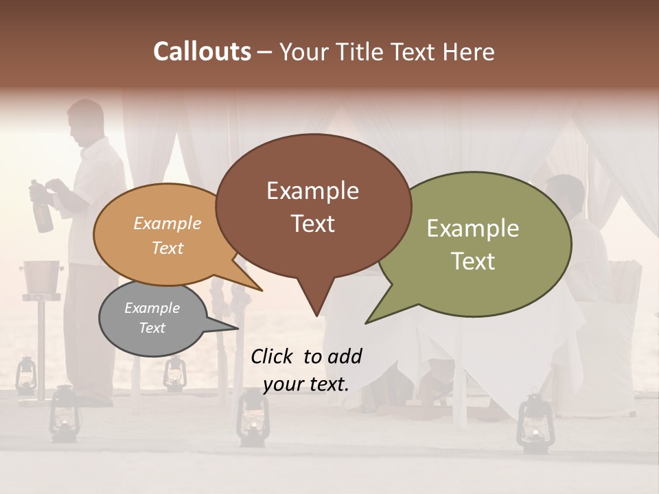 Safe Shutter Surface PowerPoint Template