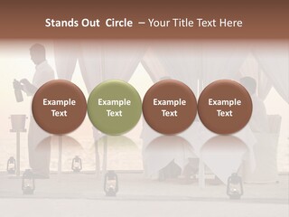 Safe Shutter Surface PowerPoint Template