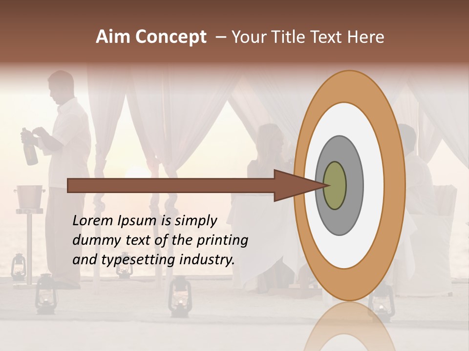 Safe Shutter Surface PowerPoint Template