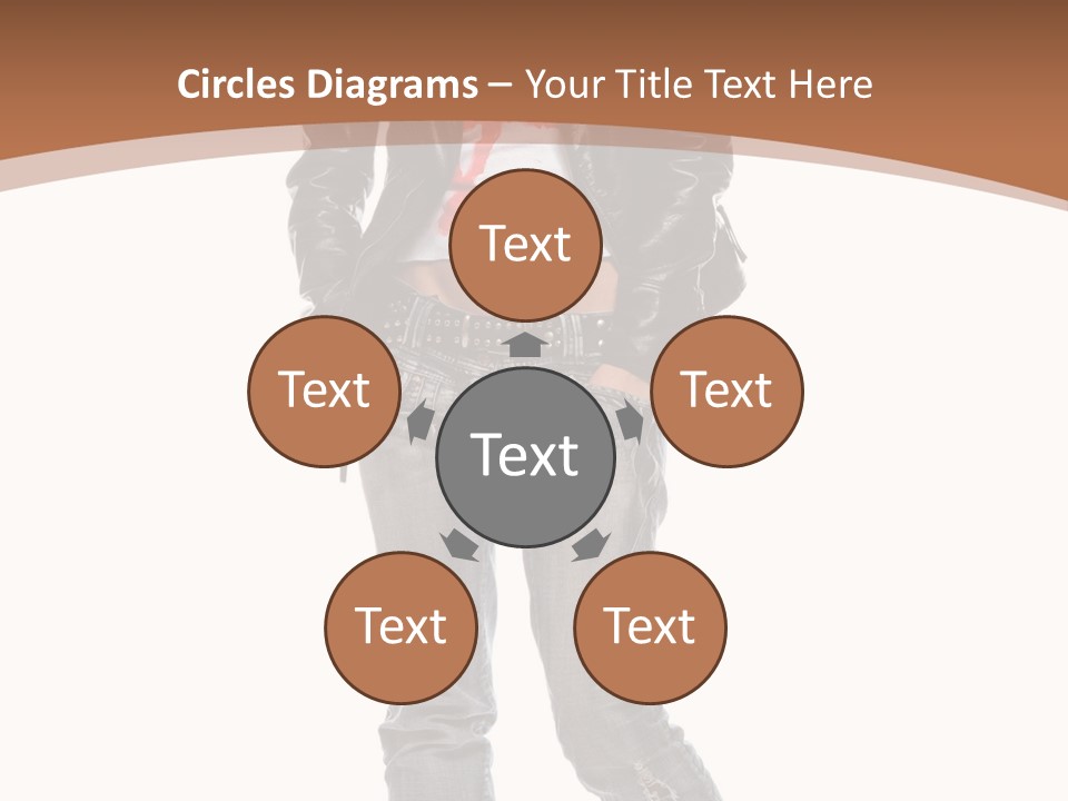 Spikes Antiglobalism Symbol PowerPoint Template