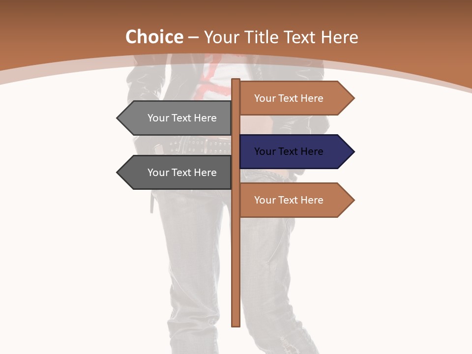Spikes Antiglobalism Symbol PowerPoint Template