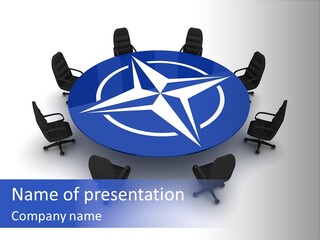 Work Union Nato PowerPoint Template