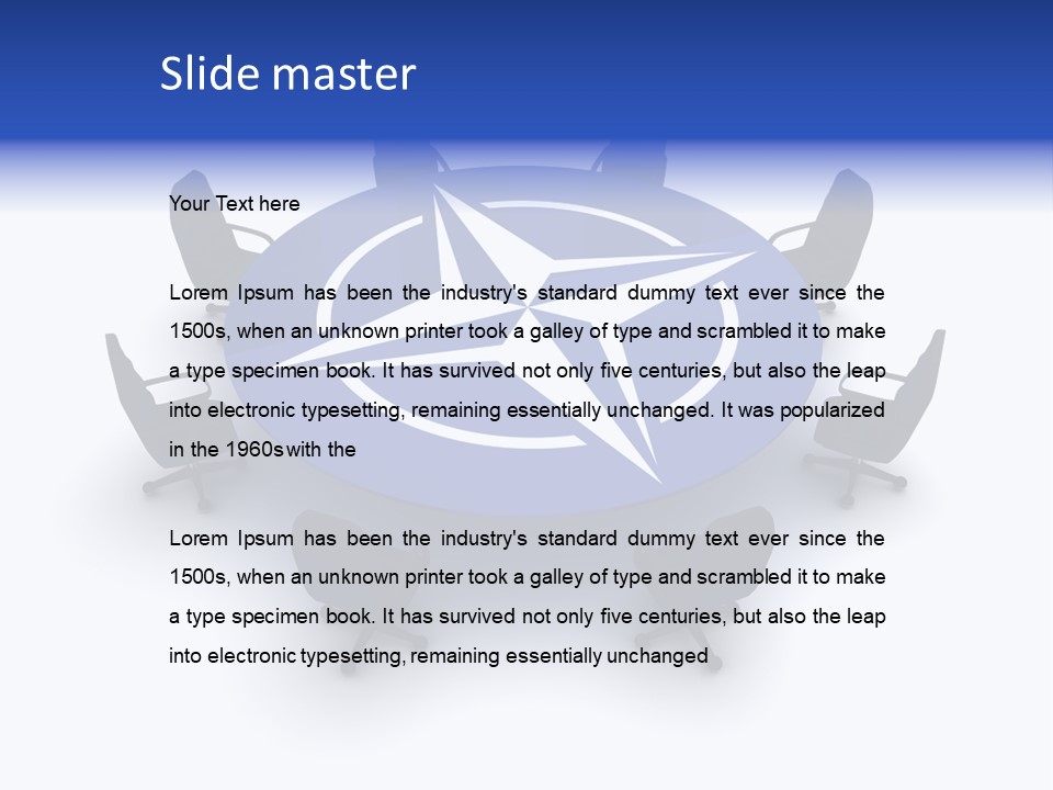 Work Union Nato PowerPoint Template