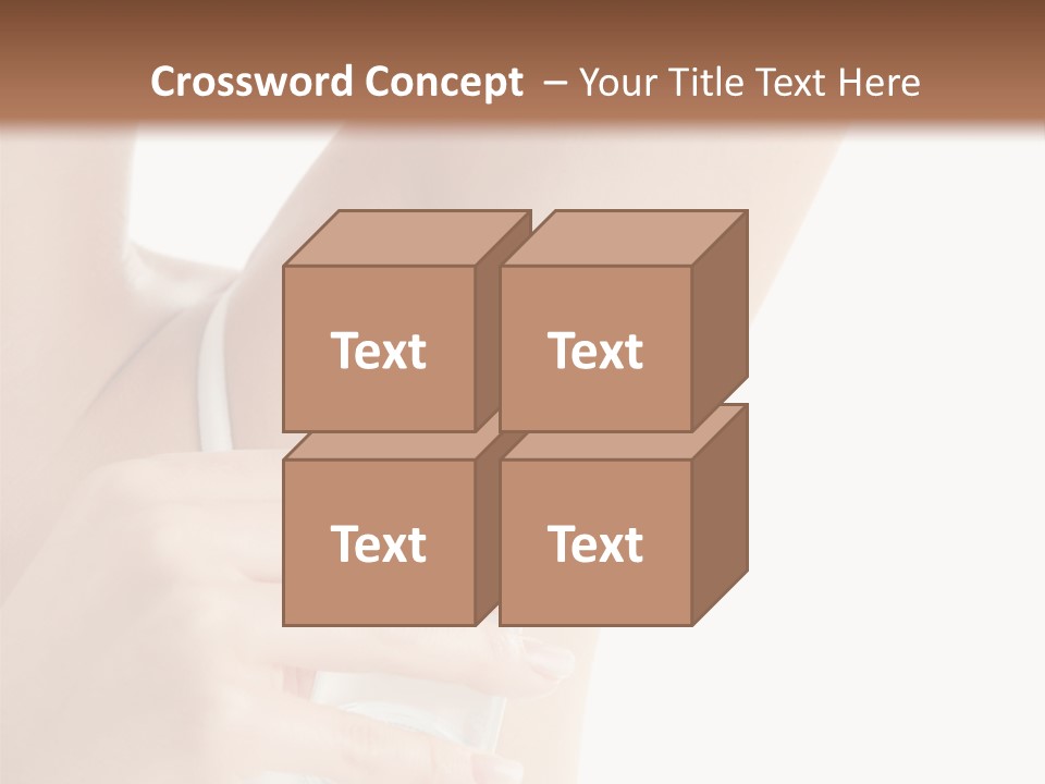 Cute Perfection Isolated PowerPoint Template