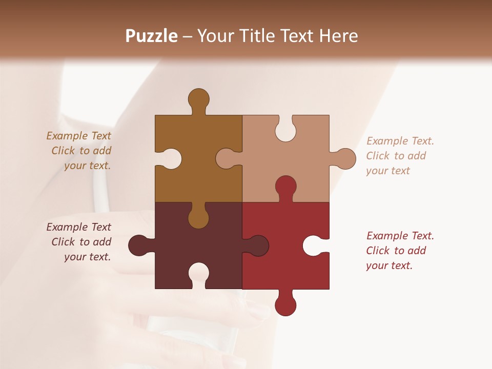 Cute Perfection Isolated PowerPoint Template