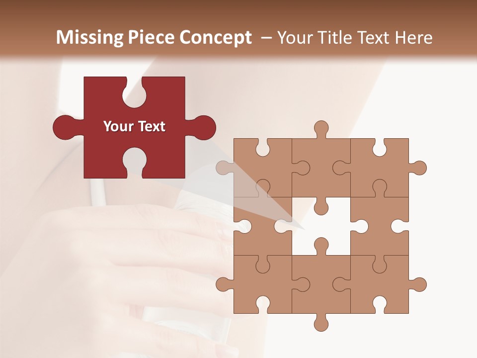 Cute Perfection Isolated PowerPoint Template