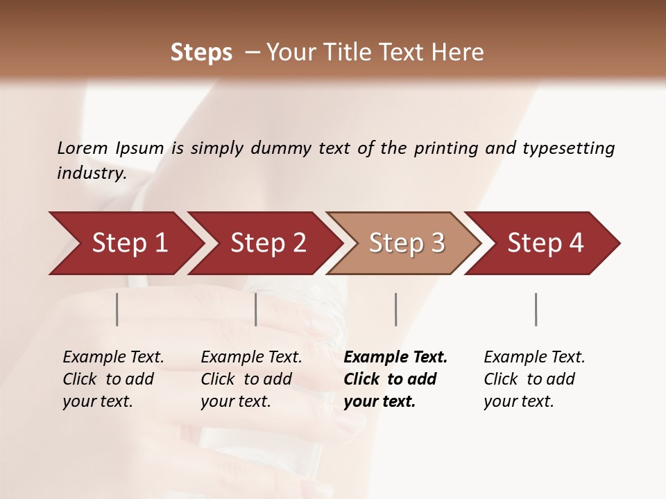 Cute Perfection Isolated PowerPoint Template