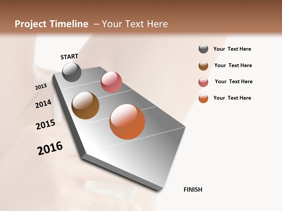 Cute Perfection Isolated PowerPoint Template