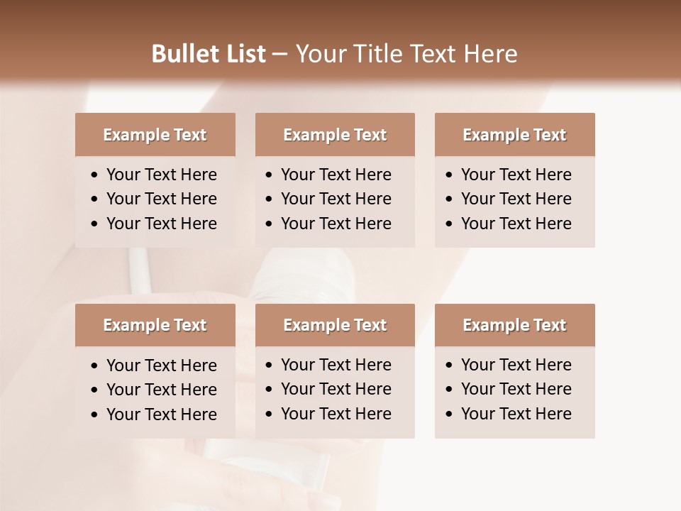 Cute Perfection Isolated PowerPoint Template
