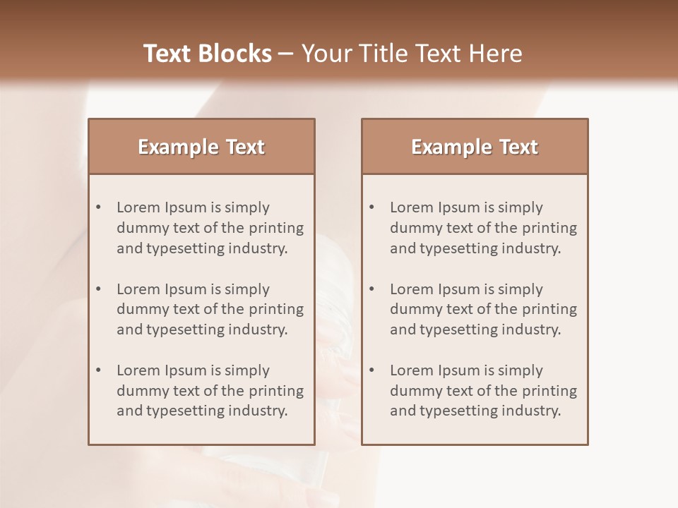 Cute Perfection Isolated PowerPoint Template