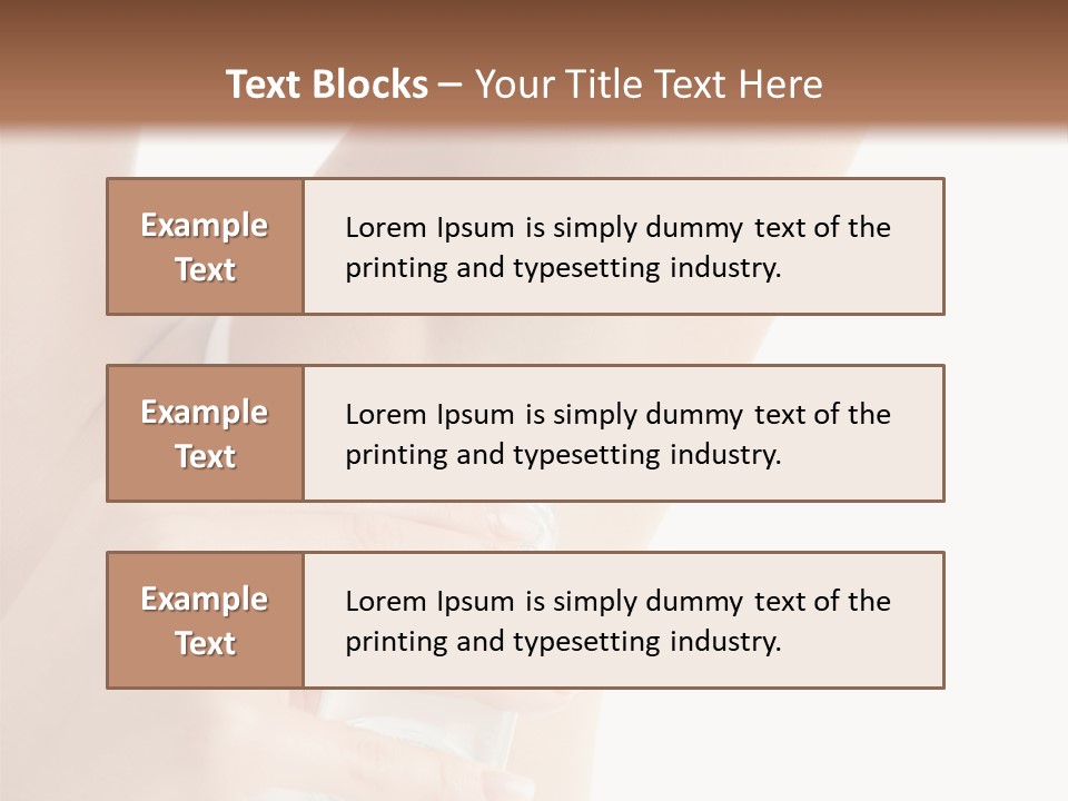 Cute Perfection Isolated PowerPoint Template