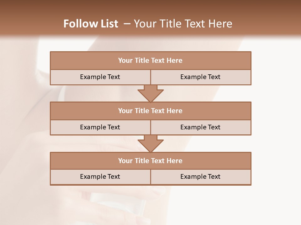 Cute Perfection Isolated PowerPoint Template