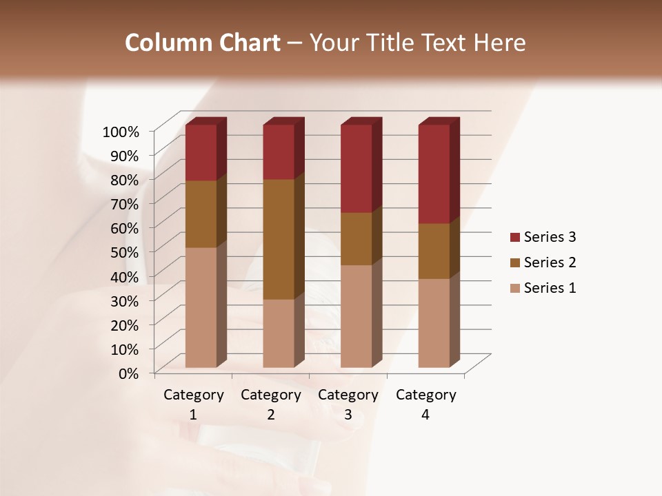 Cute Perfection Isolated PowerPoint Template