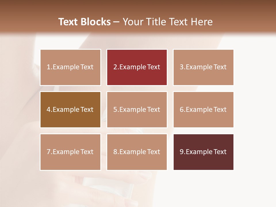 Cute Perfection Isolated PowerPoint Template