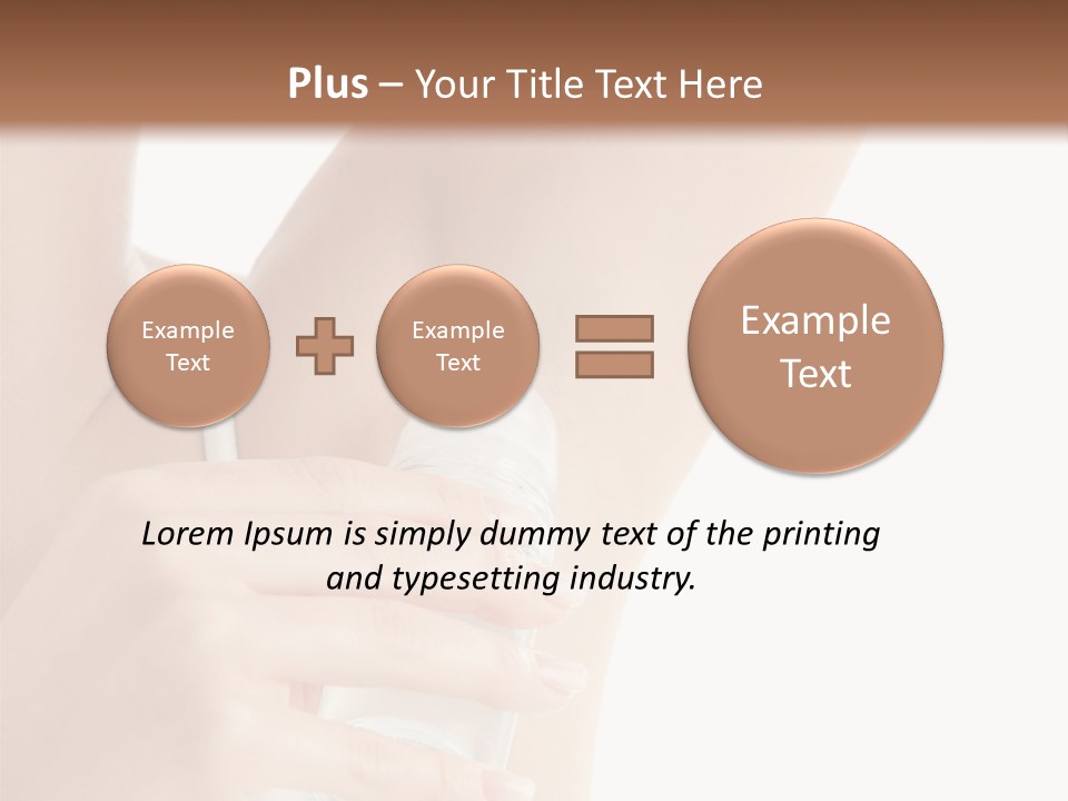 Cute Perfection Isolated PowerPoint Template