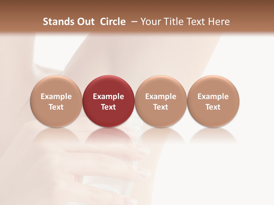 Cute Perfection Isolated PowerPoint Template