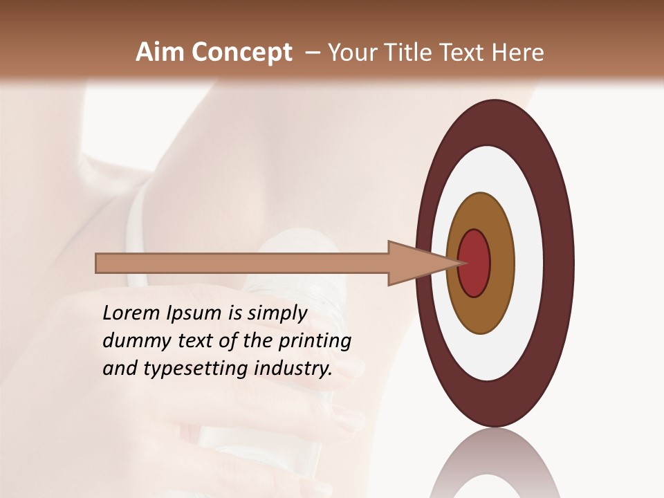 Cute Perfection Isolated PowerPoint Template