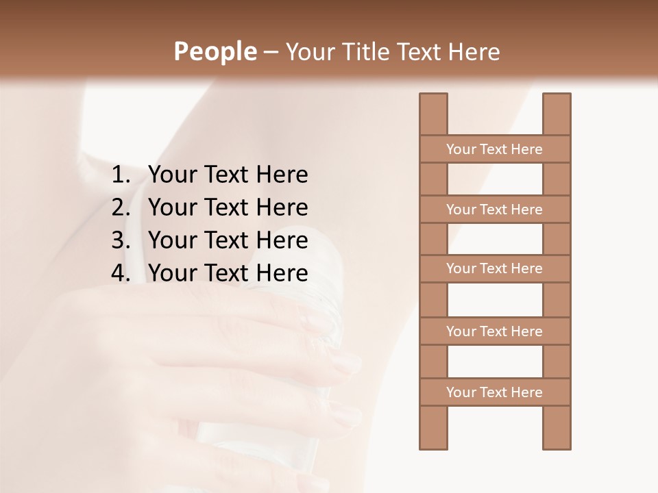Cute Perfection Isolated PowerPoint Template