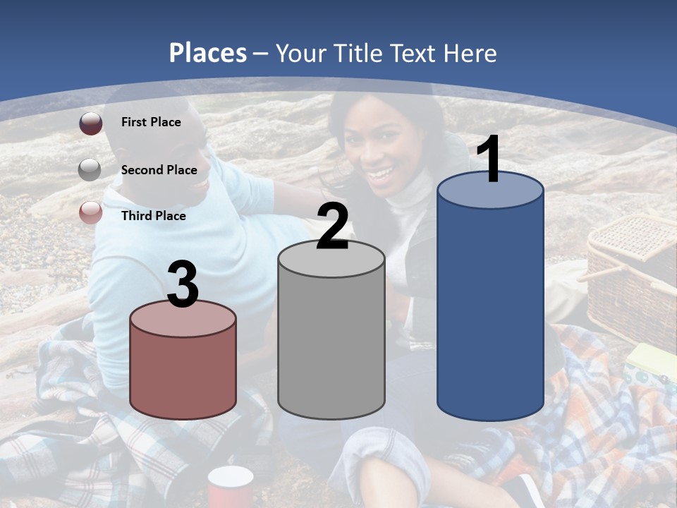 Lifestyle Male Picnic PowerPoint Template