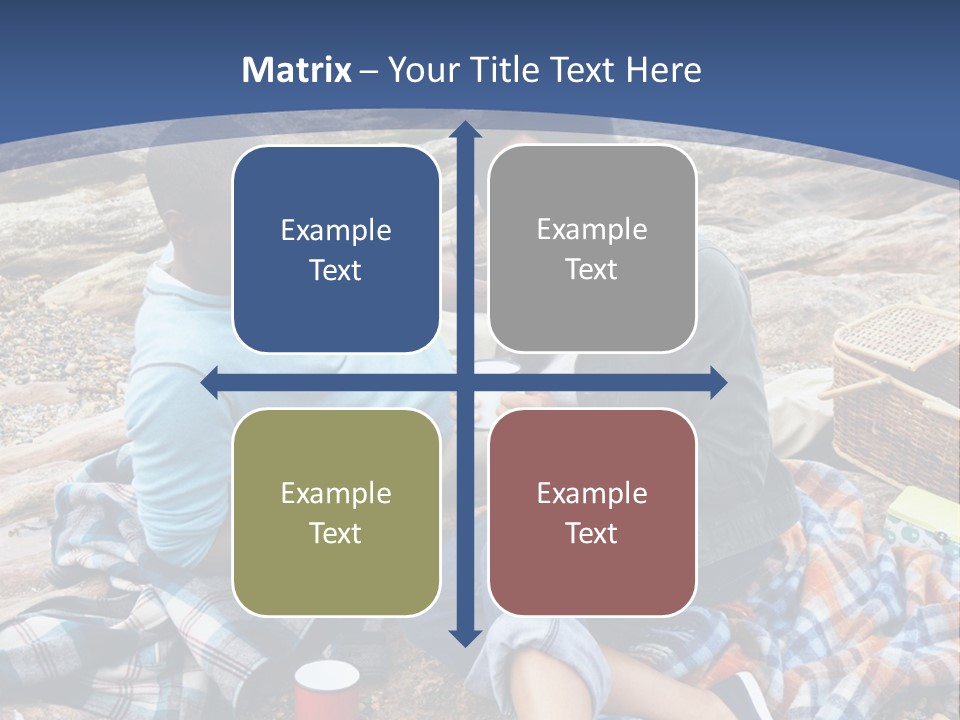 Lifestyle Male Picnic PowerPoint Template