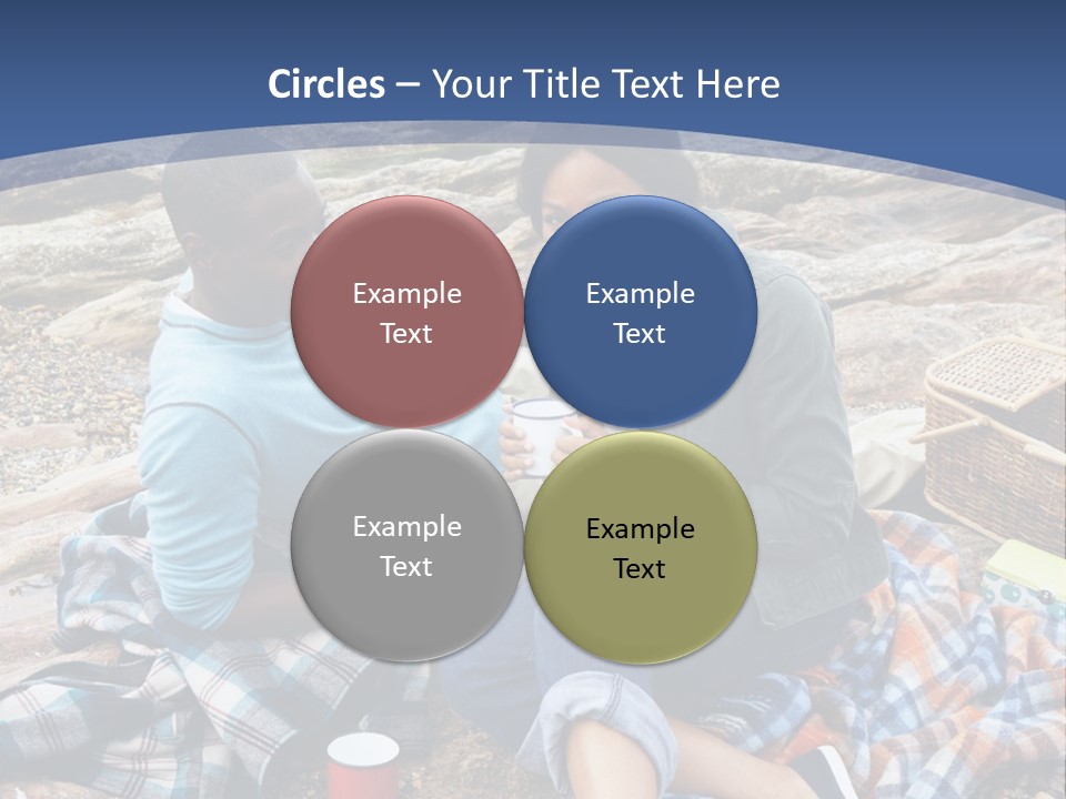 Lifestyle Male Picnic PowerPoint Template