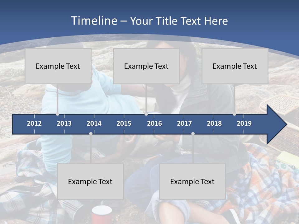 Lifestyle Male Picnic PowerPoint Template
