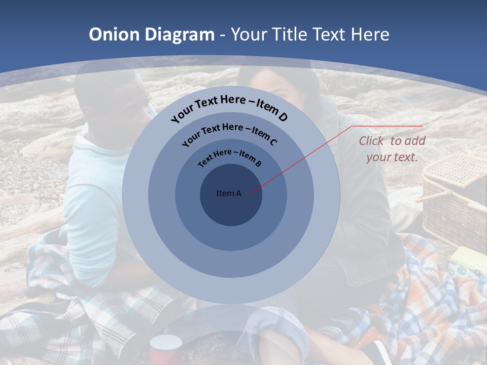 Lifestyle Male Picnic PowerPoint Template