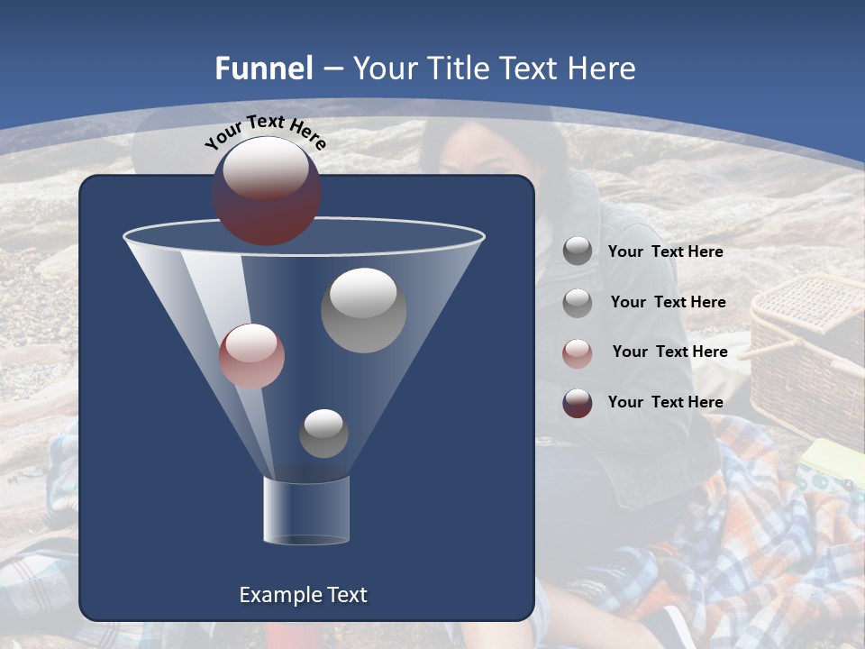 Lifestyle Male Picnic PowerPoint Template