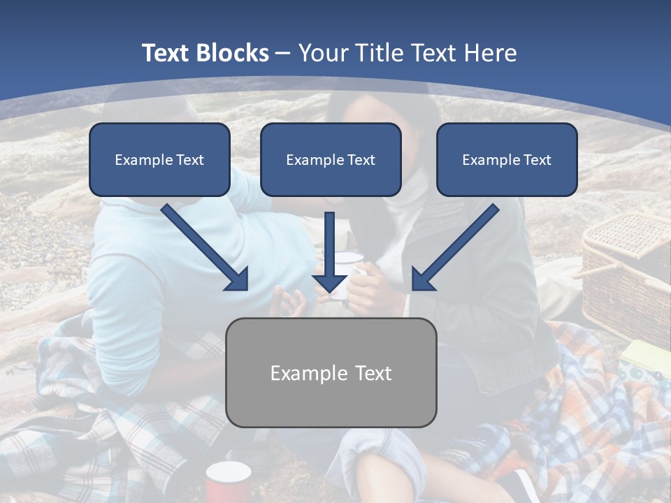 Lifestyle Male Picnic PowerPoint Template