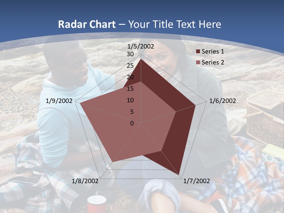 Lifestyle Male Picnic PowerPoint Template