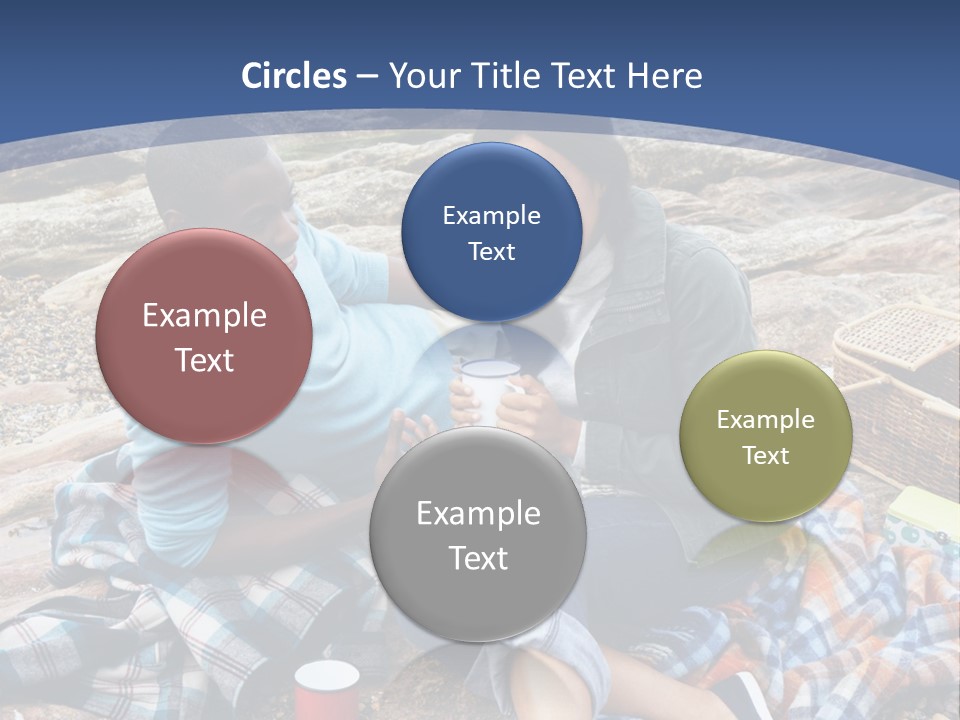 Lifestyle Male Picnic PowerPoint Template