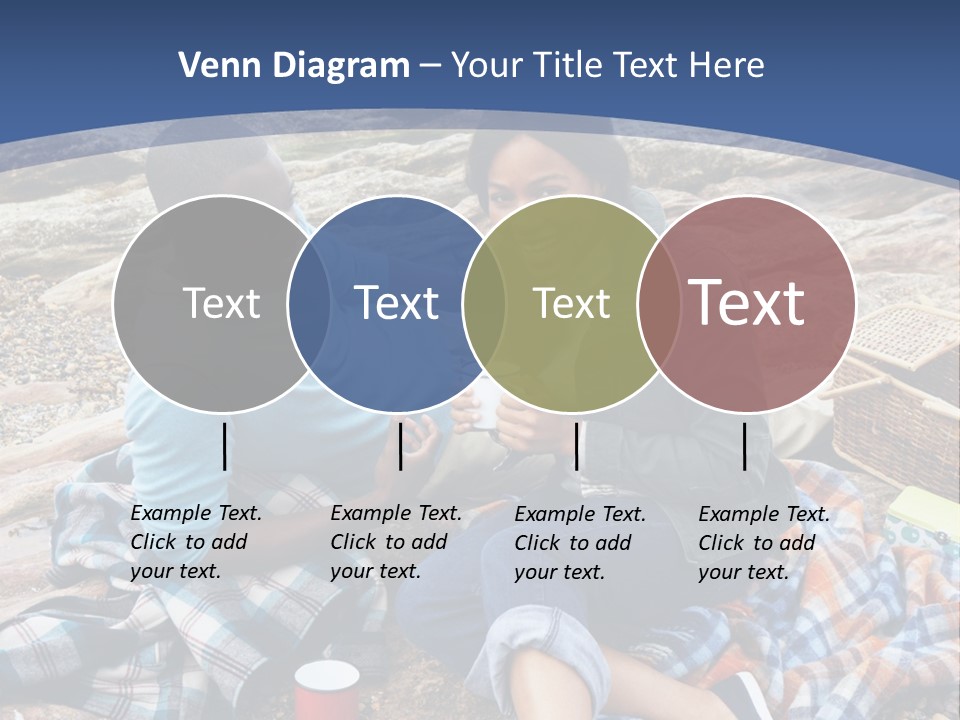 Lifestyle Male Picnic PowerPoint Template