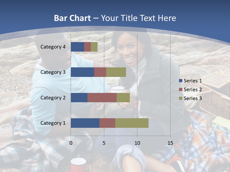 Lifestyle Male Picnic PowerPoint Template