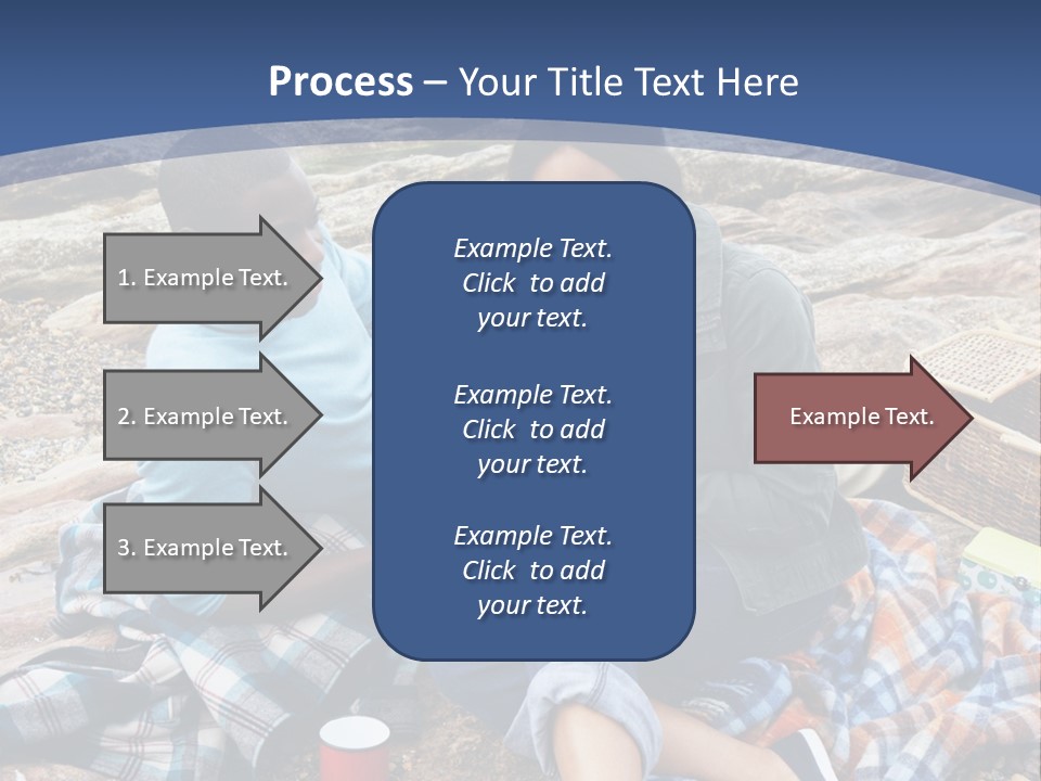 Lifestyle Male Picnic PowerPoint Template