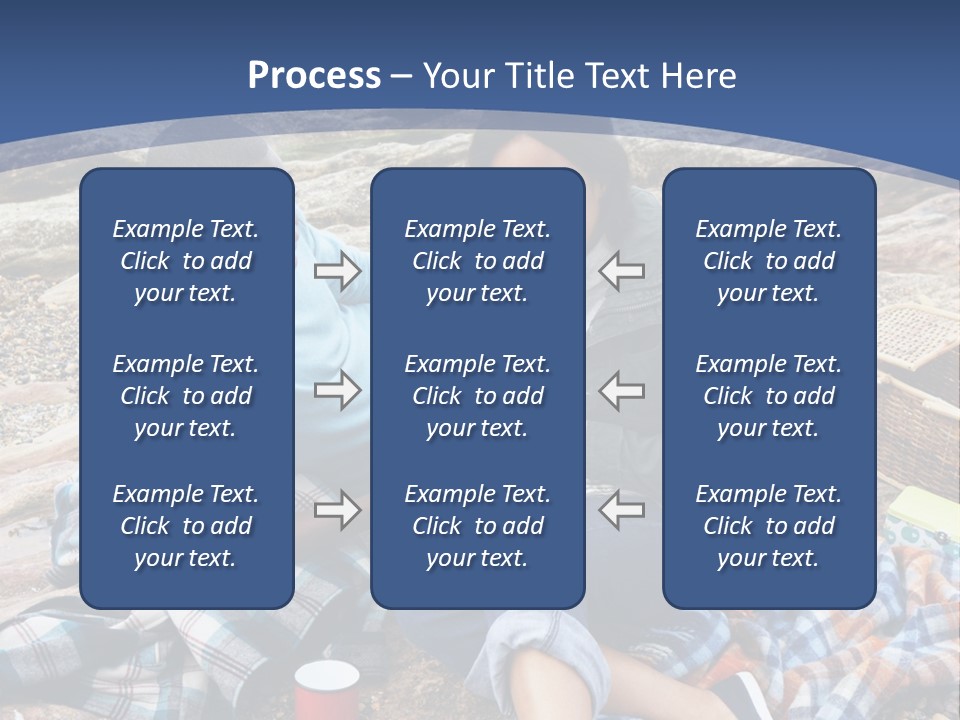 Lifestyle Male Picnic PowerPoint Template