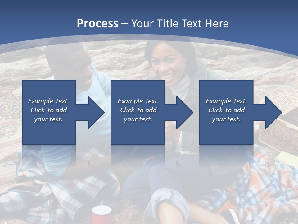 Lifestyle Male Picnic PowerPoint Template