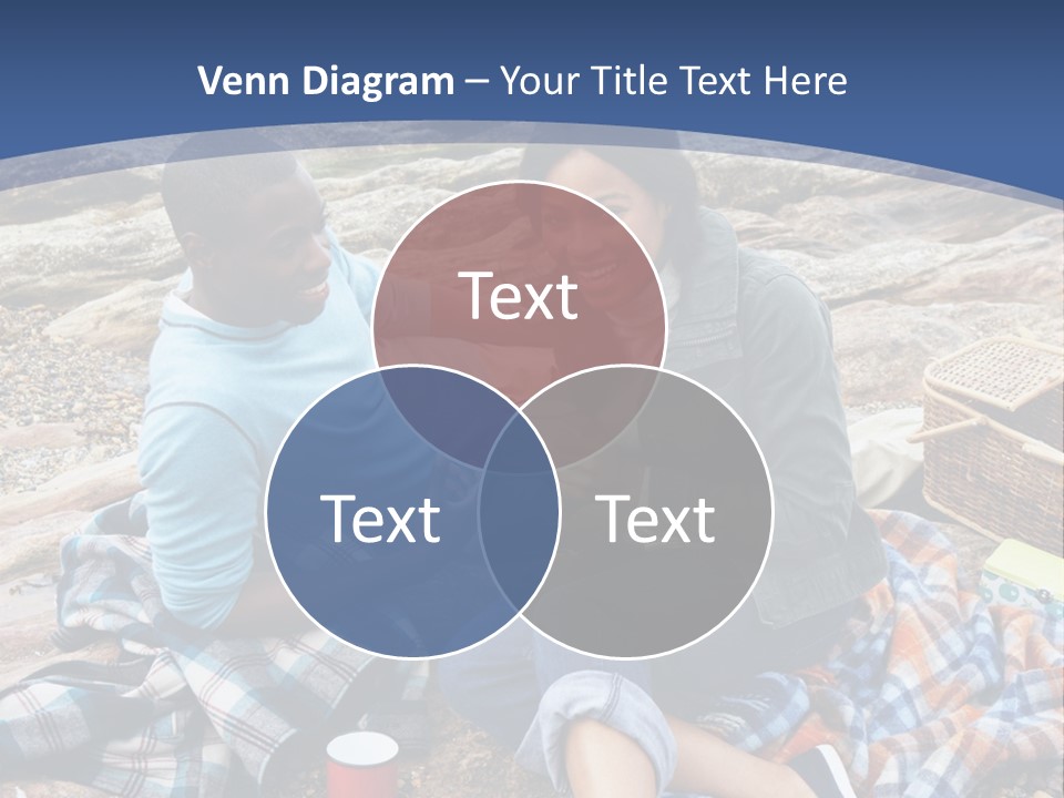 Lifestyle Male Picnic PowerPoint Template